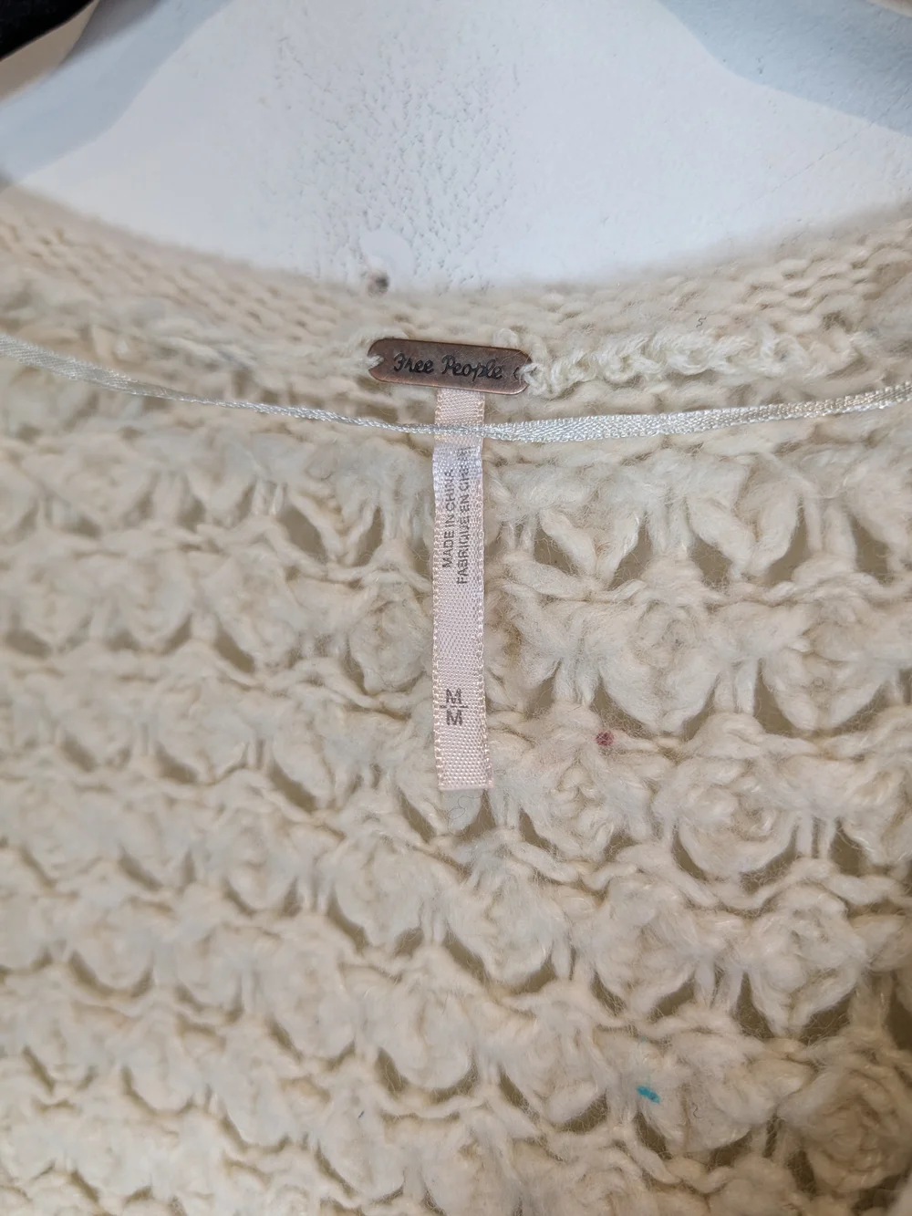 Free People Crashing Waves Pullover Sweater, Size Medium
